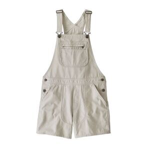 Patagonia Stand Up Short Overalls Sz M Dyno White